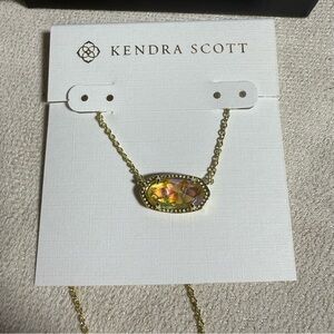 Kendra Scott Iridescent Gold Necklace